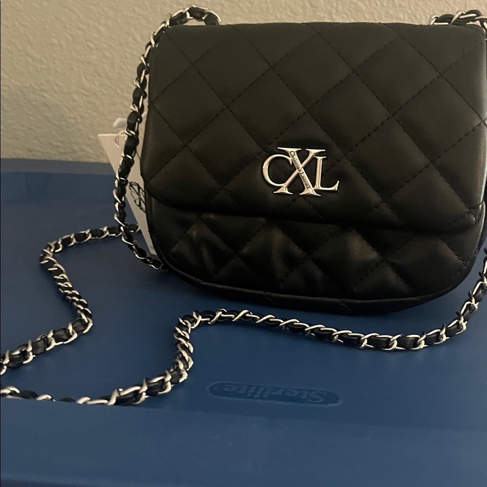 Christian Lacroix Black Crossbody Shoulder Bag (Tag Shown)